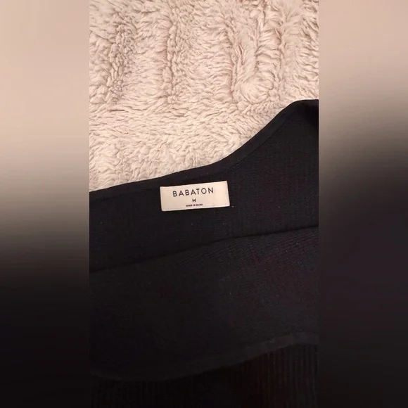 Babaton Black Textured Top Ribbed - Picture 3 of 4